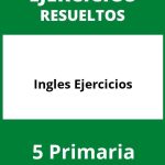 Ingles 5 Primaria PDF Ejercicios