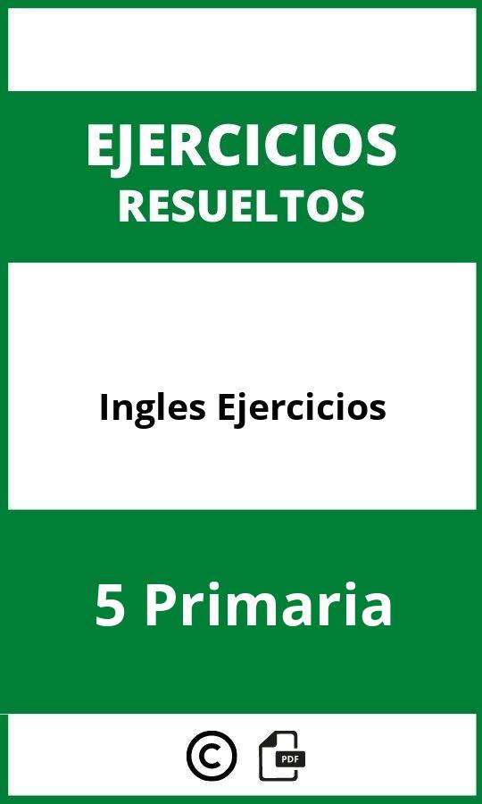 Ingles 5 Primaria PDF Ejercicios