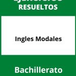 Inglés Bachillerato Modales Ejercicios PDF