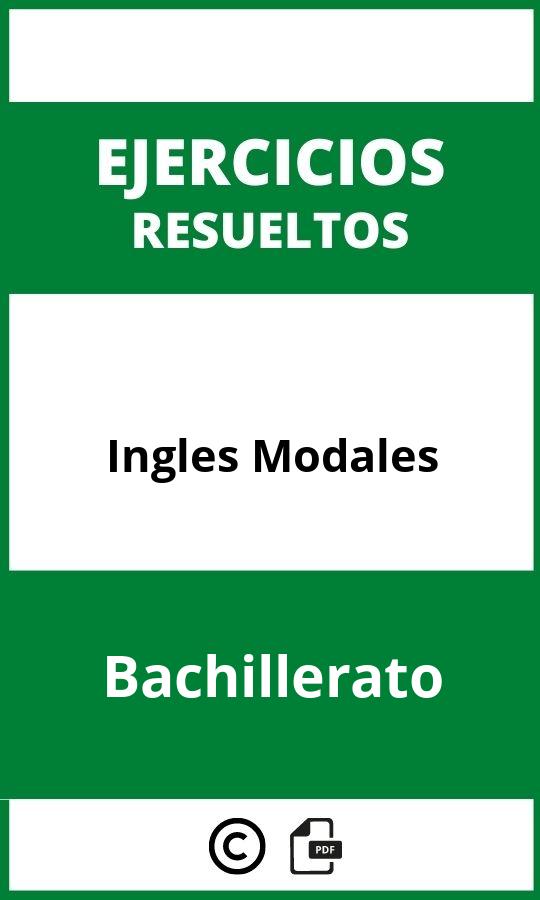 Inglés Bachillerato Modales Ejercicios PDF