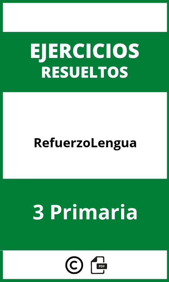 Refuerzo Ejercicios Lengua 3 Primaria PDF