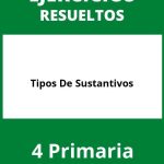 Tipos De Sustantivos Ejercicios PDF 4 Primaria